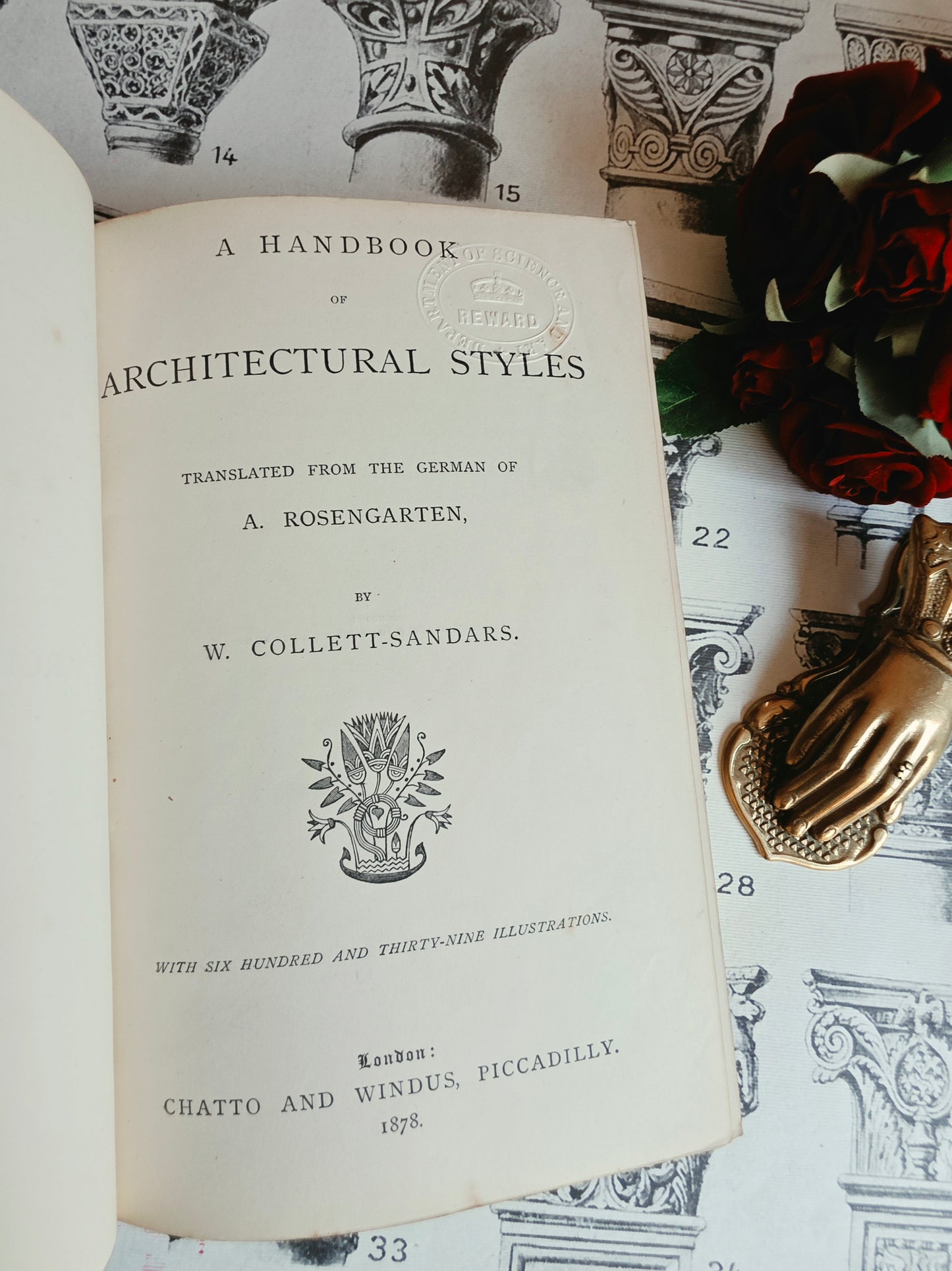 1878 A Handbook of Architectural Styles - Antique Illustrated Handbook