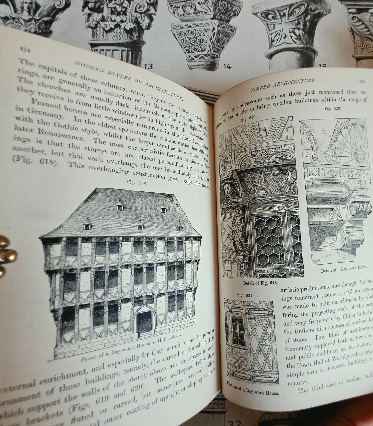1878 A Handbook of Architectural Styles - Antique Illustrated Handbook