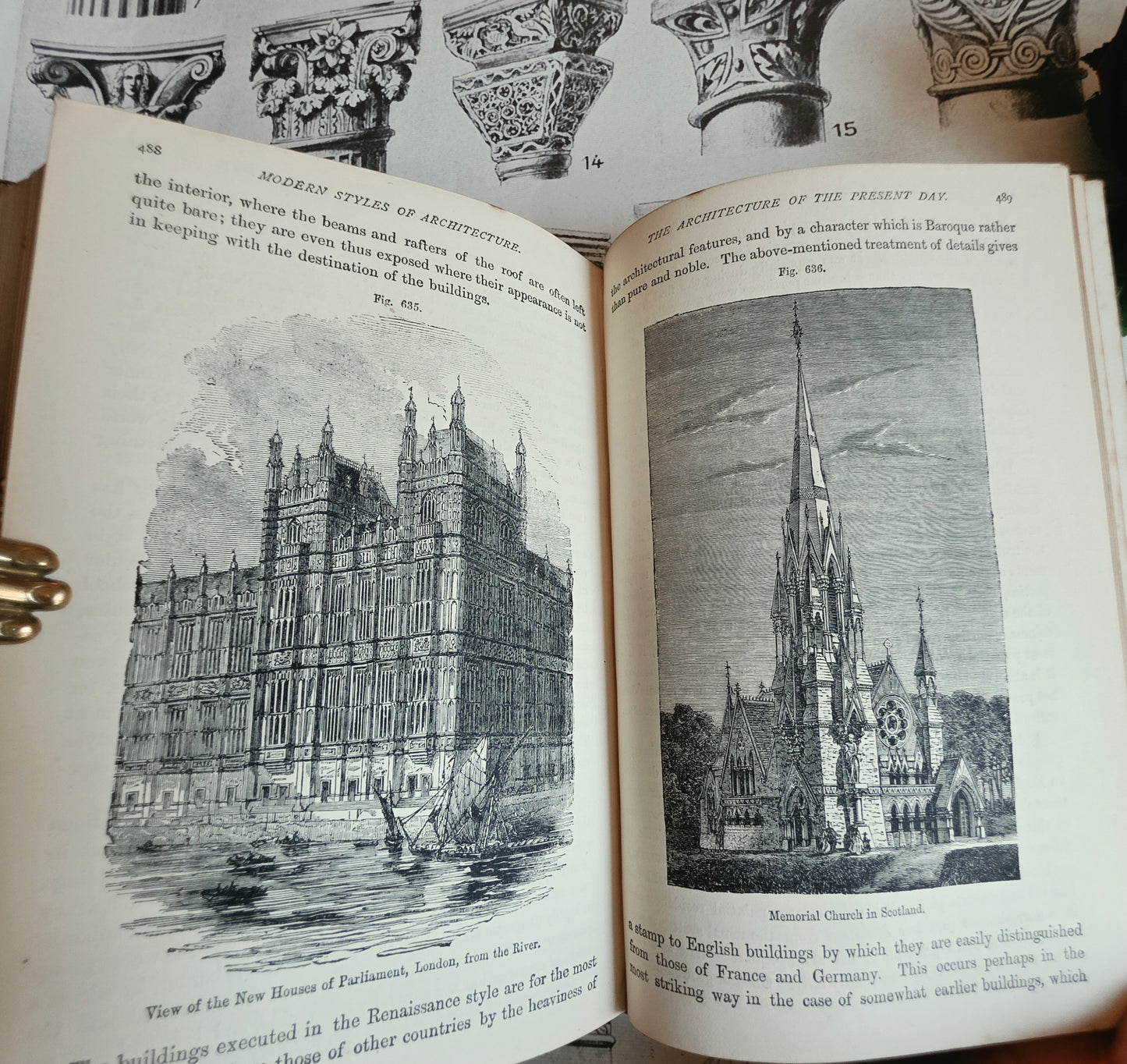 1878 A Handbook of Architectural Styles - Antique Illustrated Handbook