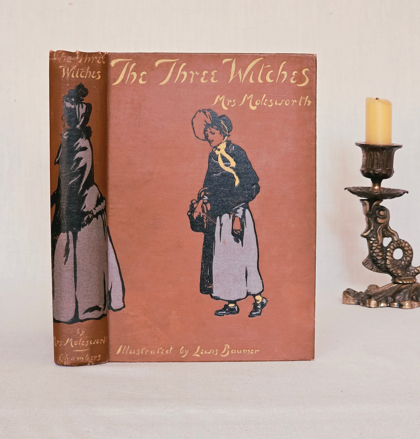 1900 The Three Witches by Mrs Molesworth - Scarce Illustrated Antique Book