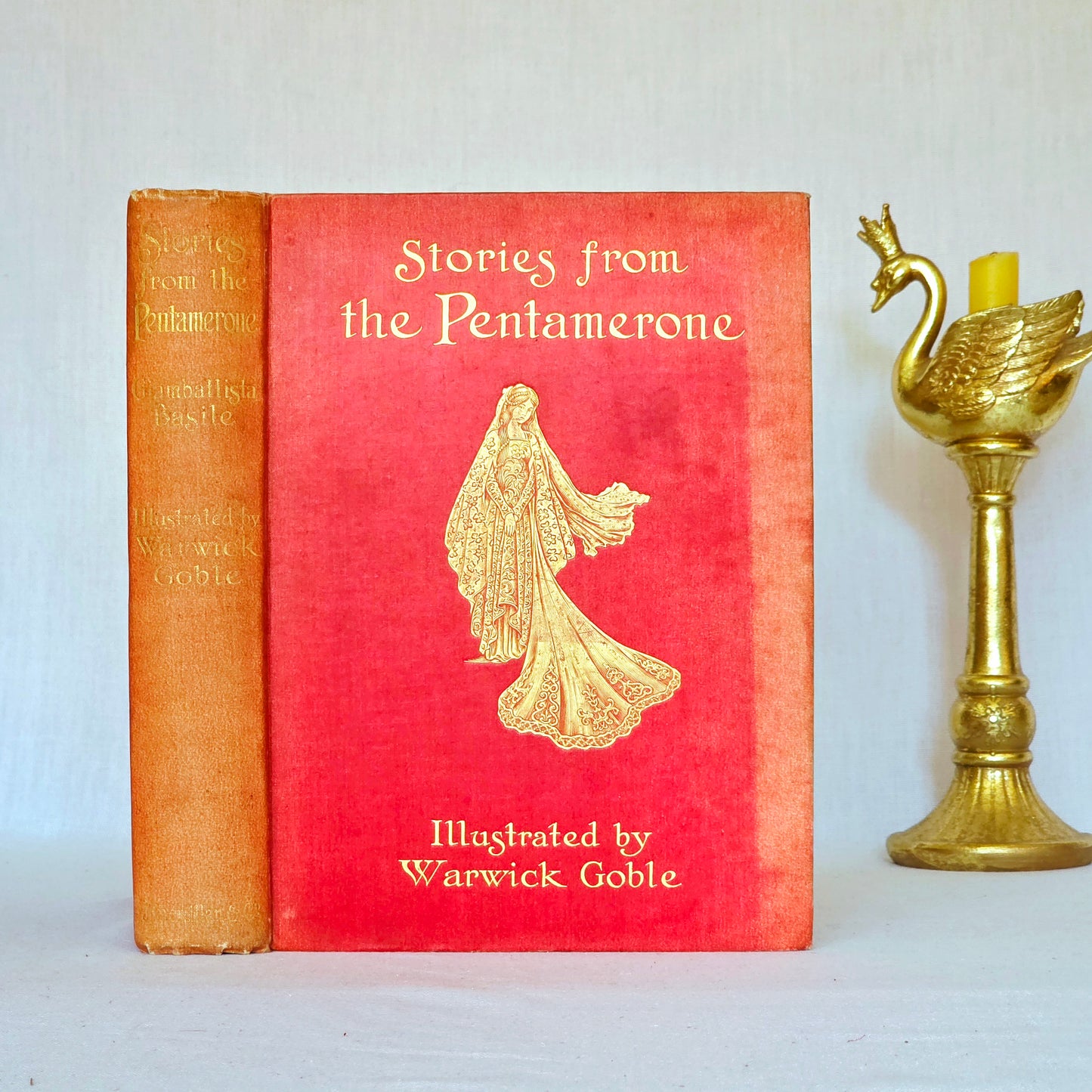 1911 Stories From the Pentamerone by Basile - Illustrated Antique Book
