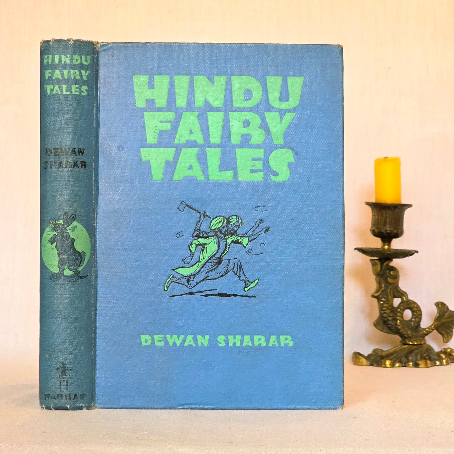 1936 SCARCE Hindu Fairy Tales - Illustrated Vintage Book