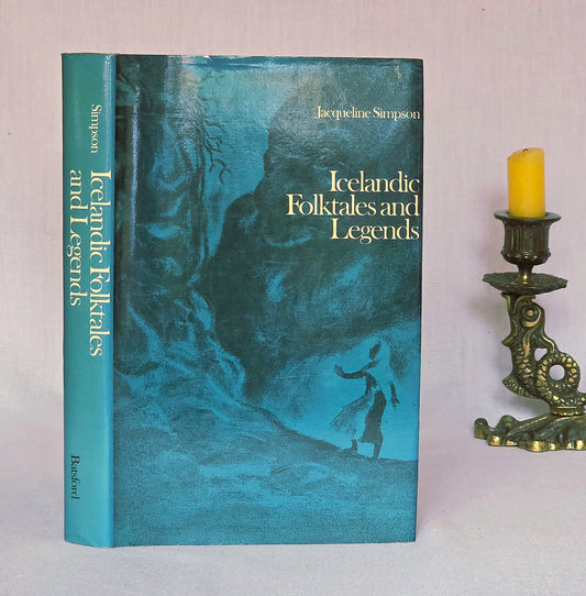 1972 Icelandic Folktales and Legends by Jacqueline Simpson - Vintage Hardback Book