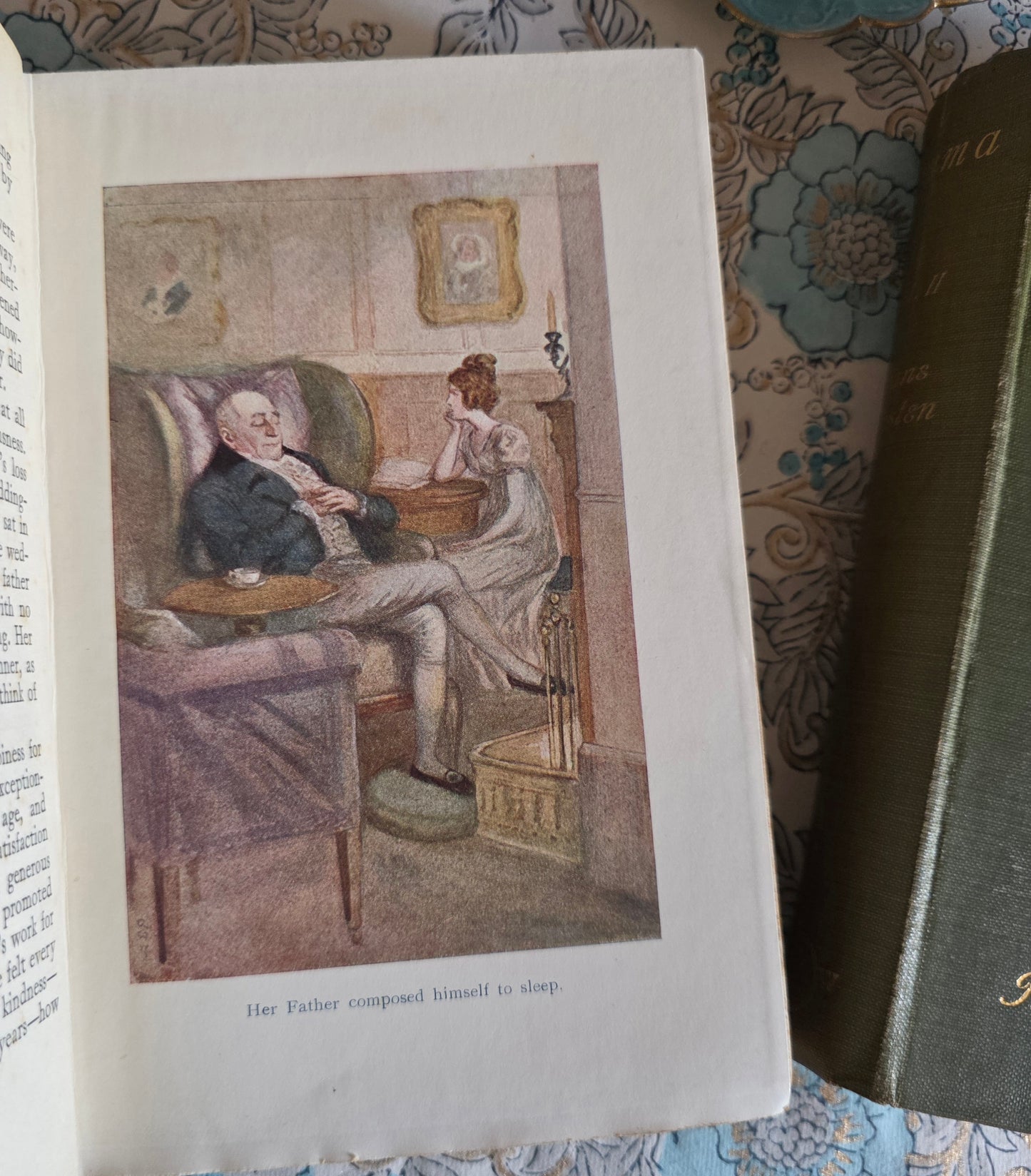 1910 Emma by Jane Austen: Illustrated Antique Book in Two Volumes