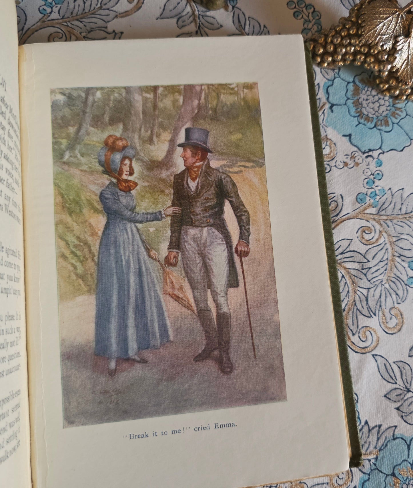 1910 Emma by Jane Austen: Illustrated Antique Book in Two Volumes