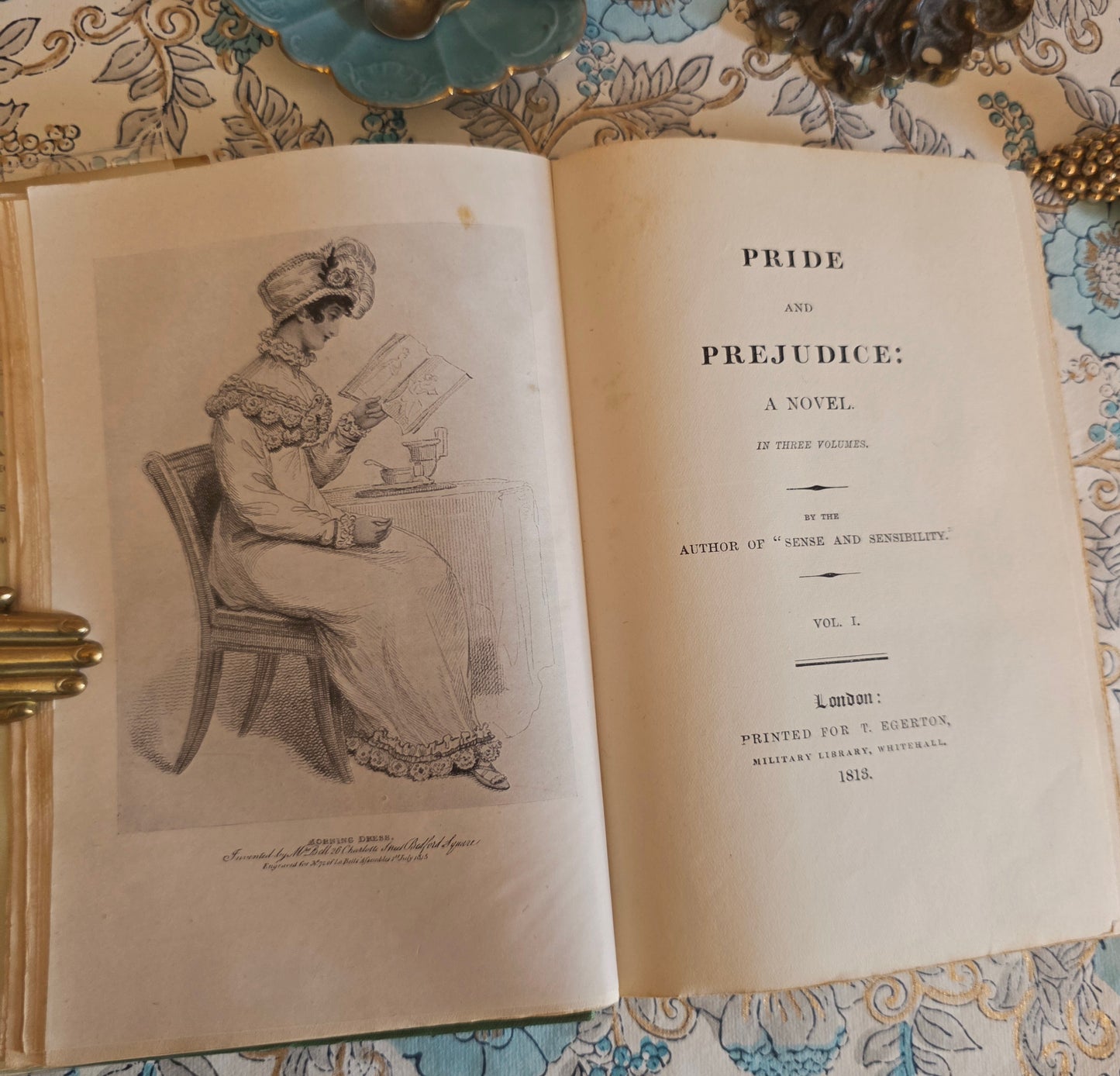 1944 Pride and Prejudice - Illustrated Vintage Jane Austen Book