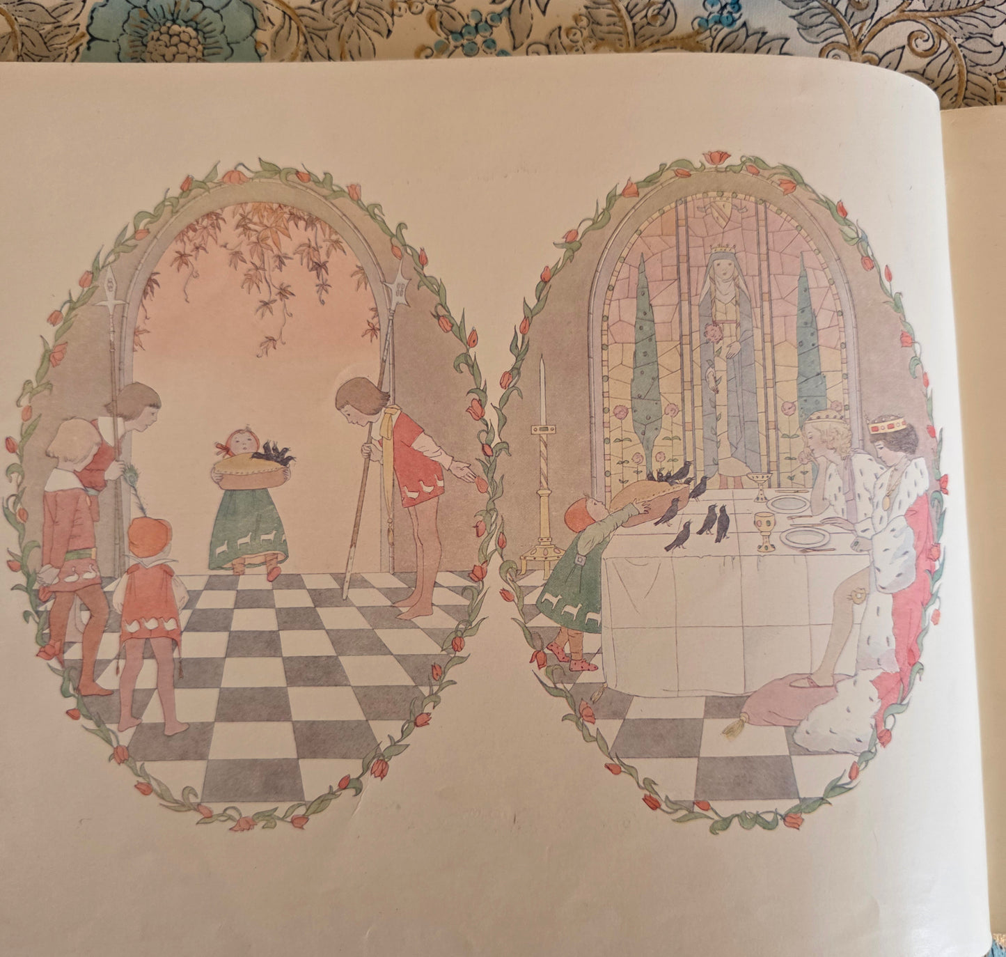 1911 Our Old Nursery Rhymes - Illustrated by Willebeek le Mair - Antique Book
