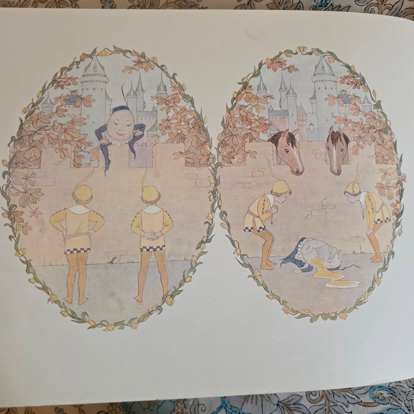 1911 Our Old Nursery Rhymes - Illustrated by Willebeek le Mair - Antique Book