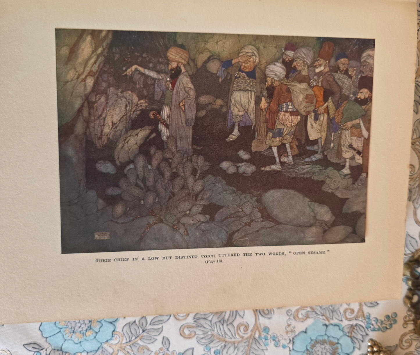 1923 Stories From The Arabian Nights With Illustrations by Edmund Dulac - Antique Book