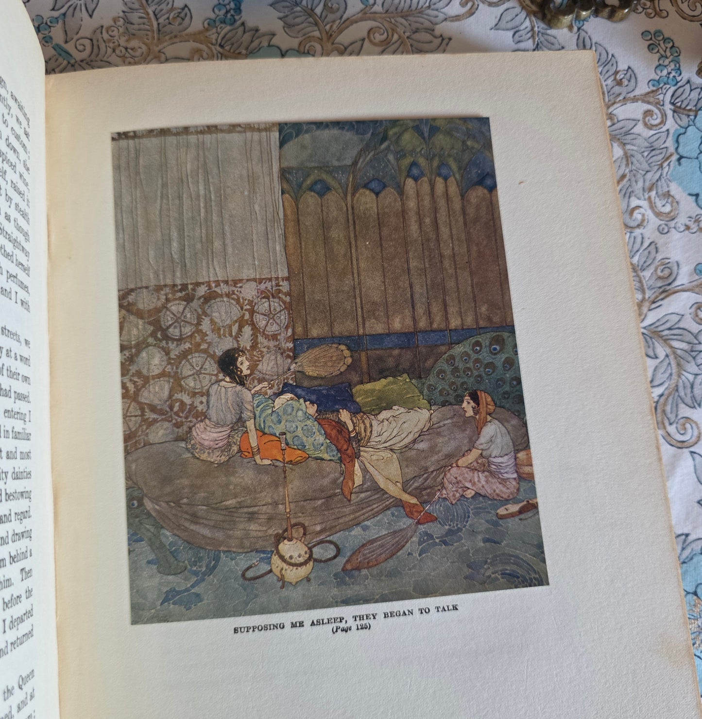 1923 Stories From The Arabian Nights With Illustrations by Edmund Dulac - Antique Book