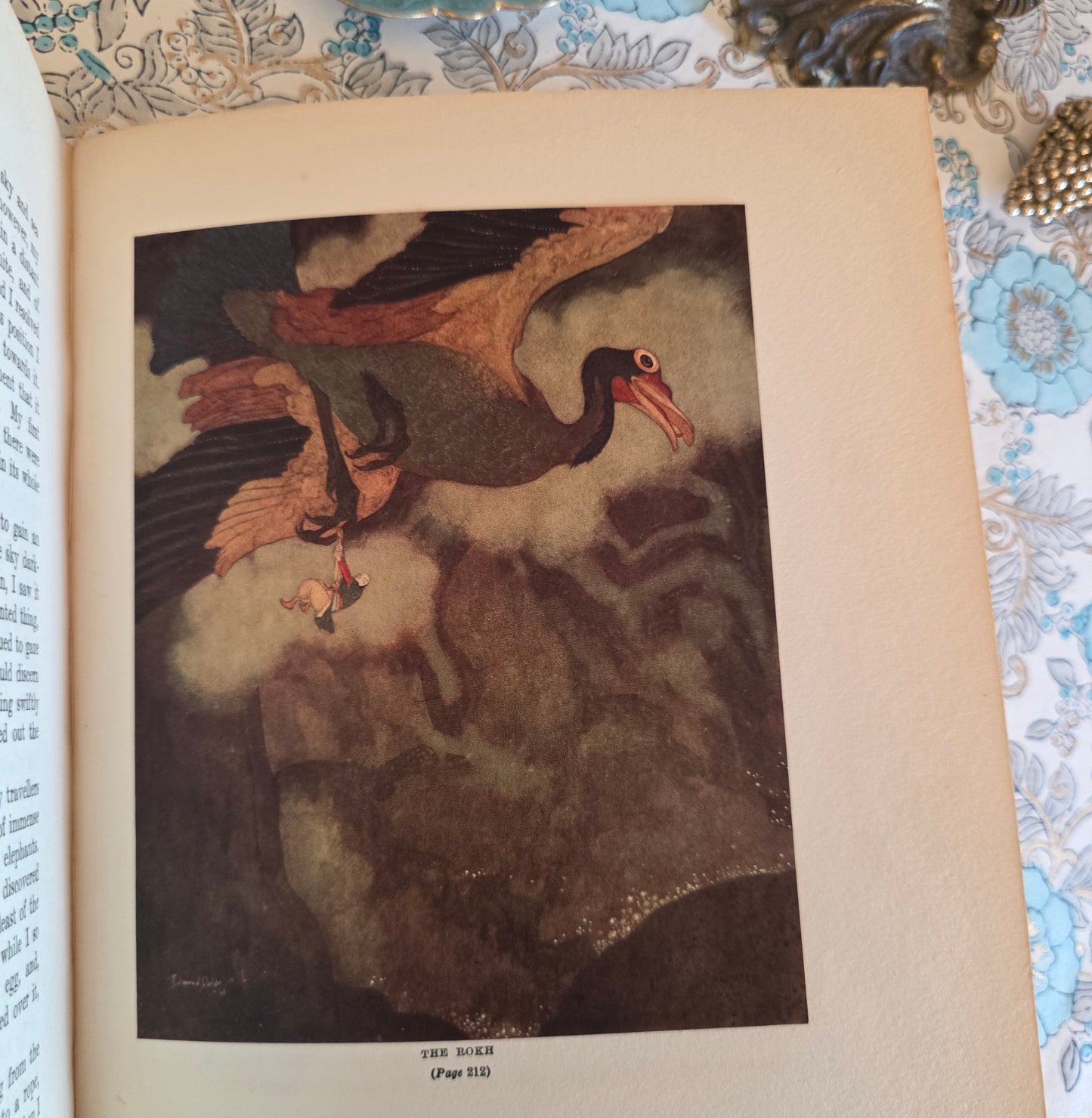 1923 Stories From The Arabian Nights With Illustrations by Edmund Dulac - Antique Book