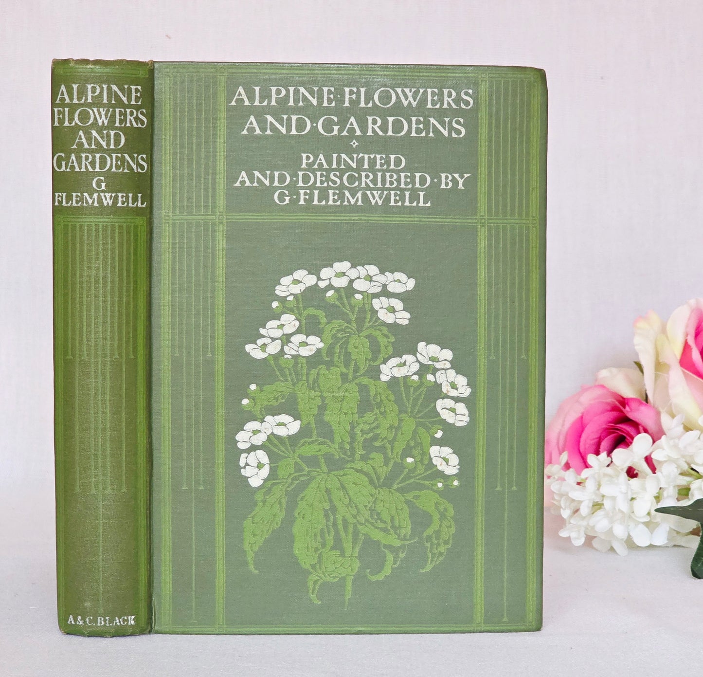 1910 Alpine Flowers and Gardens - Illustrated Antique Book