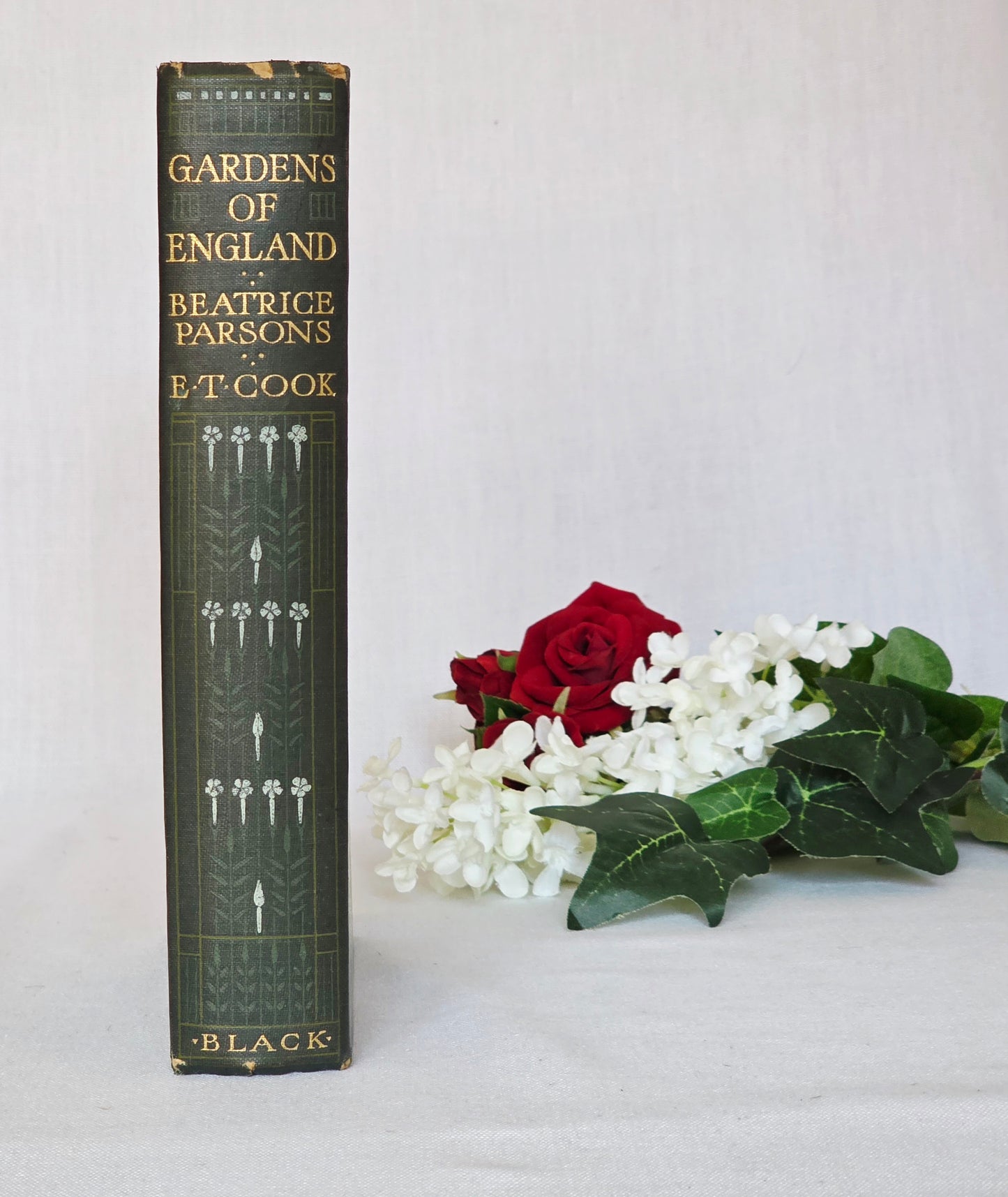 1911 Gardens of England by ET Cook - Illustrated Antique Book
