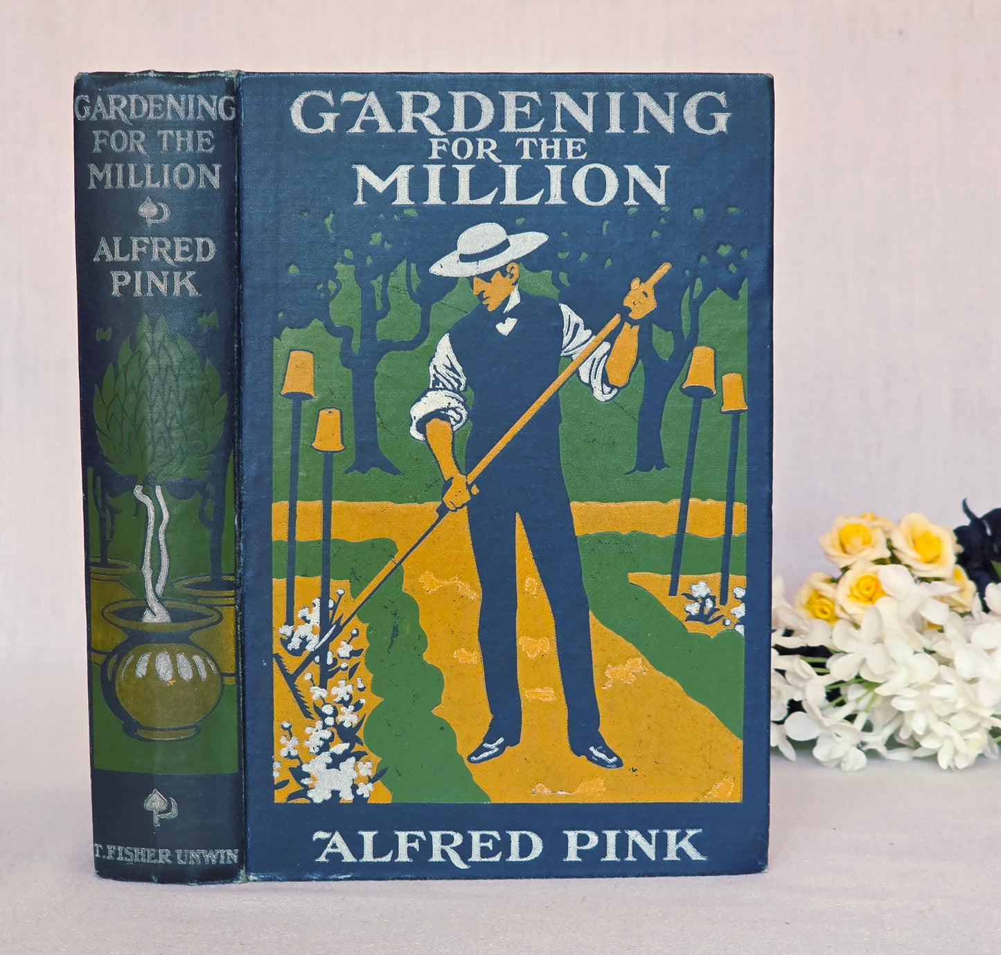 Scarce 1904 Gardening For The Million by Alfred Pink - Edwardian Antique Book