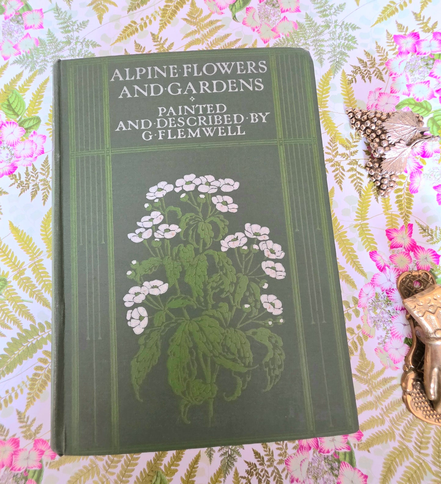 1910 Alpine Flowers and Gardens - Illustrated Antique Book