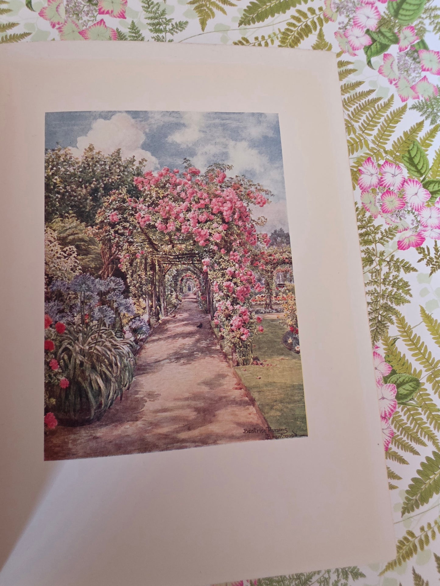 1911 Gardens of England by ET Cook - Illustrated Antique Book