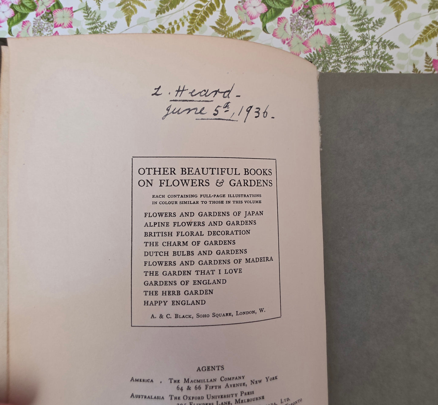 1911 Highways and Hedges - Illustrated Antique Book