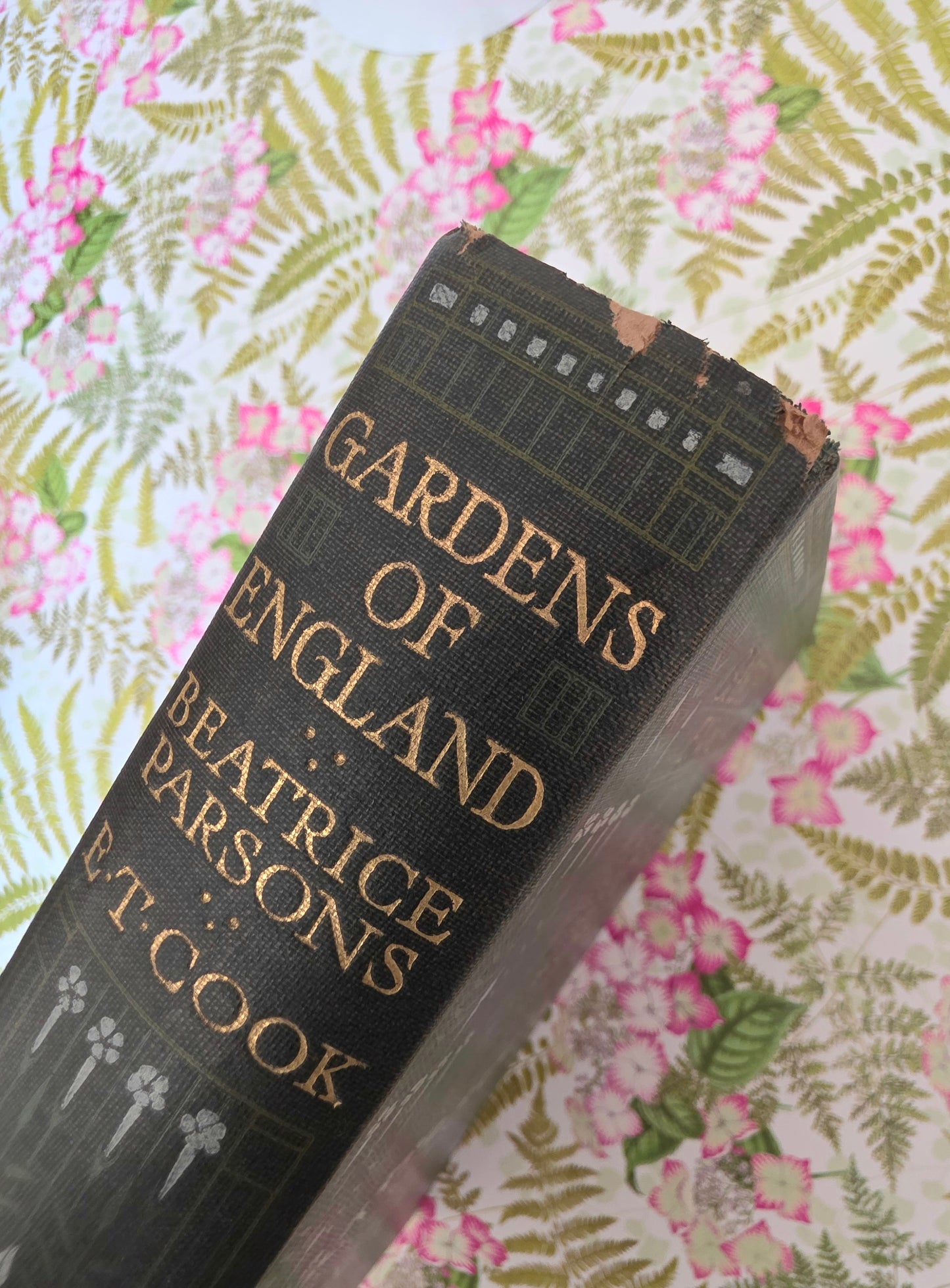1911 Gardens of England by ET Cook - Illustrated Antique Book