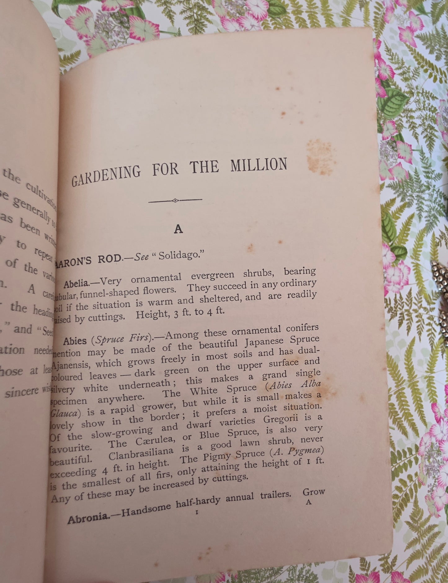 Scarce 1904 Gardening For The Million by Alfred Pink - Edwardian Antique Book