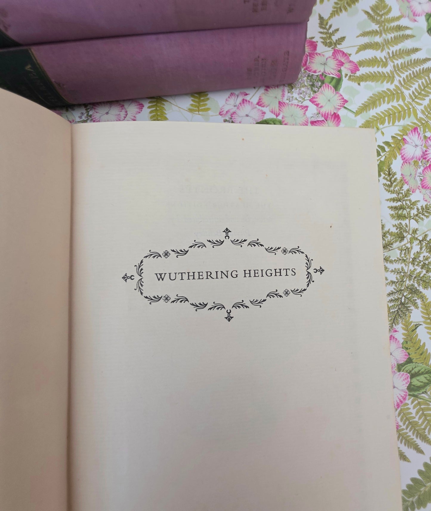 Scarce 1949 Works of the Bronte Sisters / Complete in Five Volumes / The Heather Edition