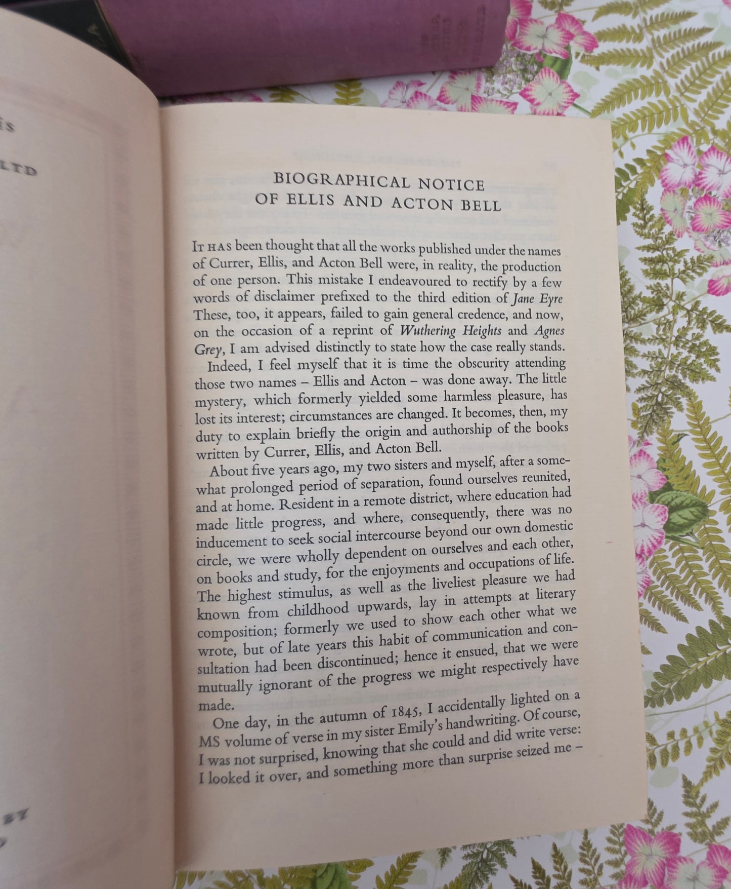 Scarce 1949 Works of the Bronte Sisters / Complete in Five Volumes / The Heather Edition