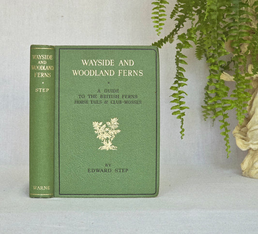 1947 Wayside and Woodland Ferns A Guide To British Ferns Horsetails & Club-Mosses by Edward Step / 1947 Frederick Warne / Richly Illustrated