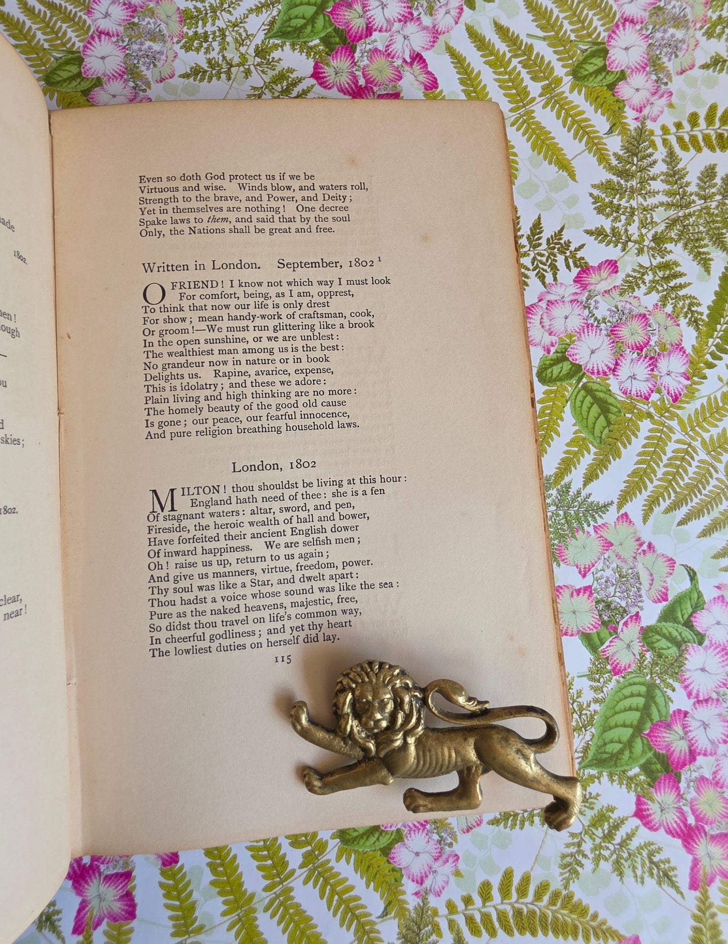 1907 Poems by William Wordsworth : Illustrated Antique Book