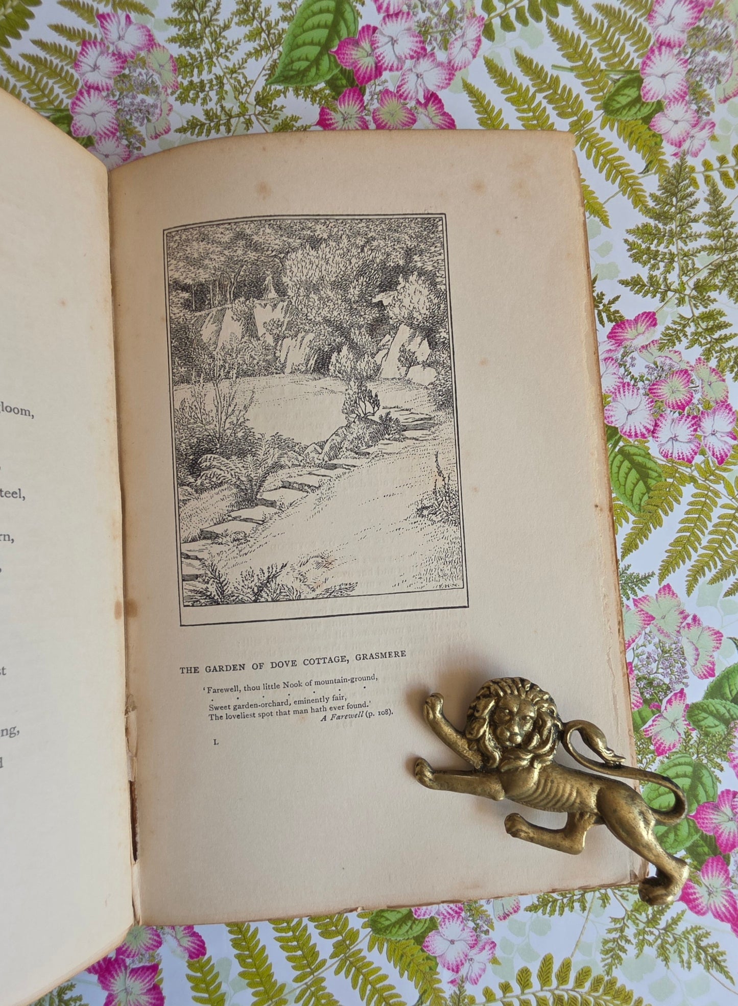 1907 Poems by William Wordsworth : Illustrated Antique Book