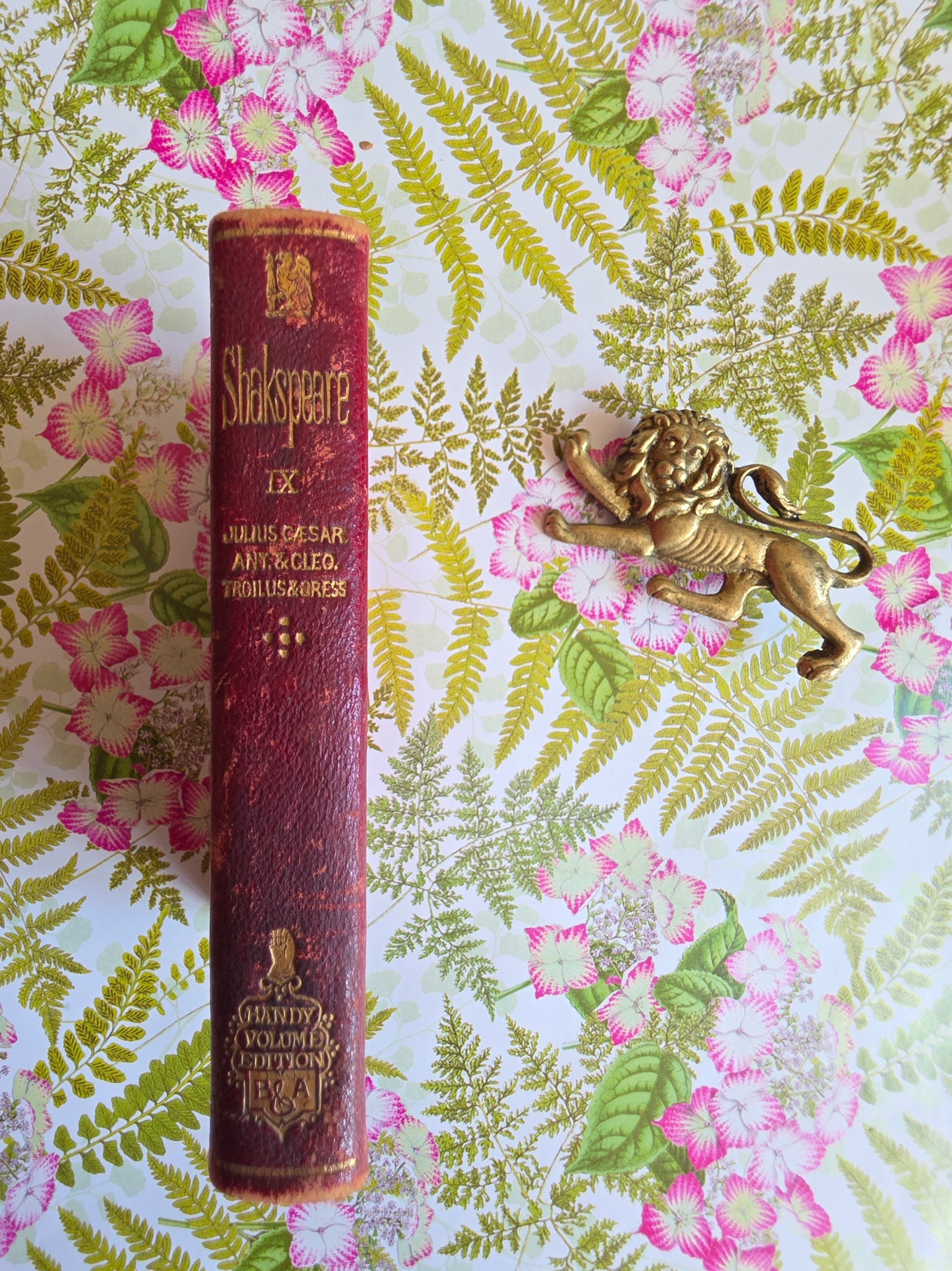 1880s Julius Caesar and Two Other Plays by William Shakespeare - Antique Pocket Edition