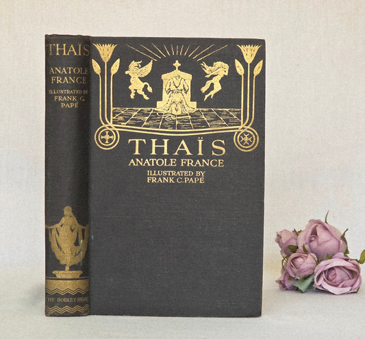 1930 Thaïs by Anatole France - Frank C Papé Illustrated Antique Book