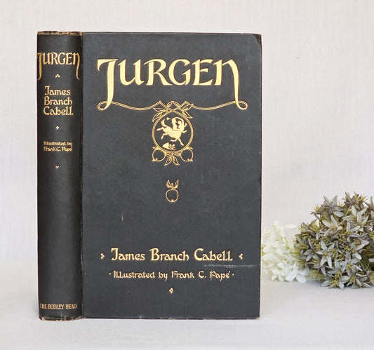1921 Jurgen by James Brach Cabell / LIMITED EDITION Antique Book / Illustrations by Frank C. Papé