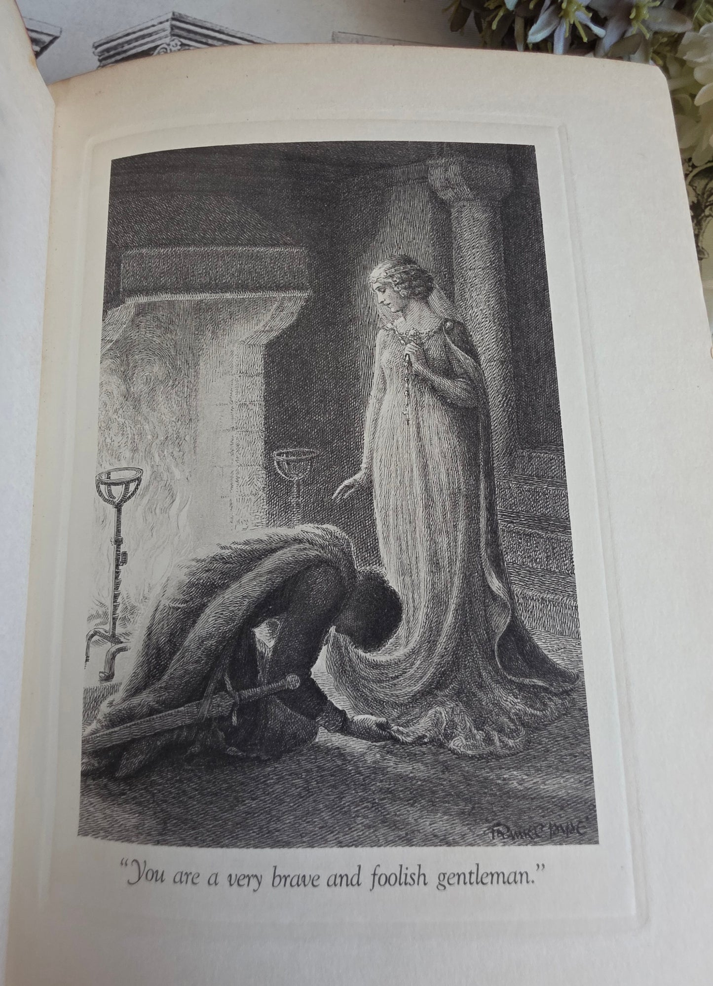 1930 Domnei by James Branch Cabell - Frank C Papé Illustrated Antique Book