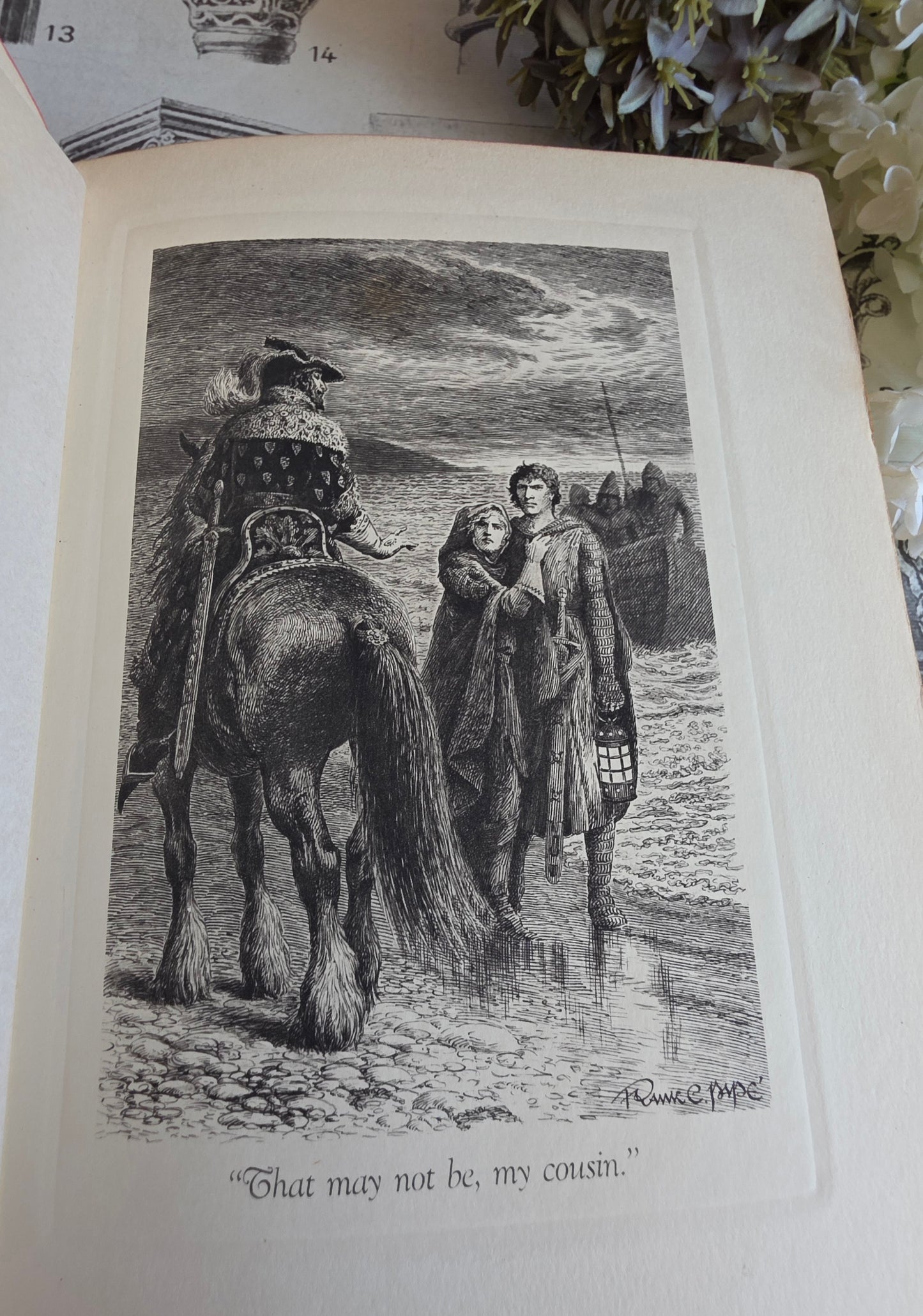 1930 Domnei by James Branch Cabell - Frank C Papé Illustrated Antique Book