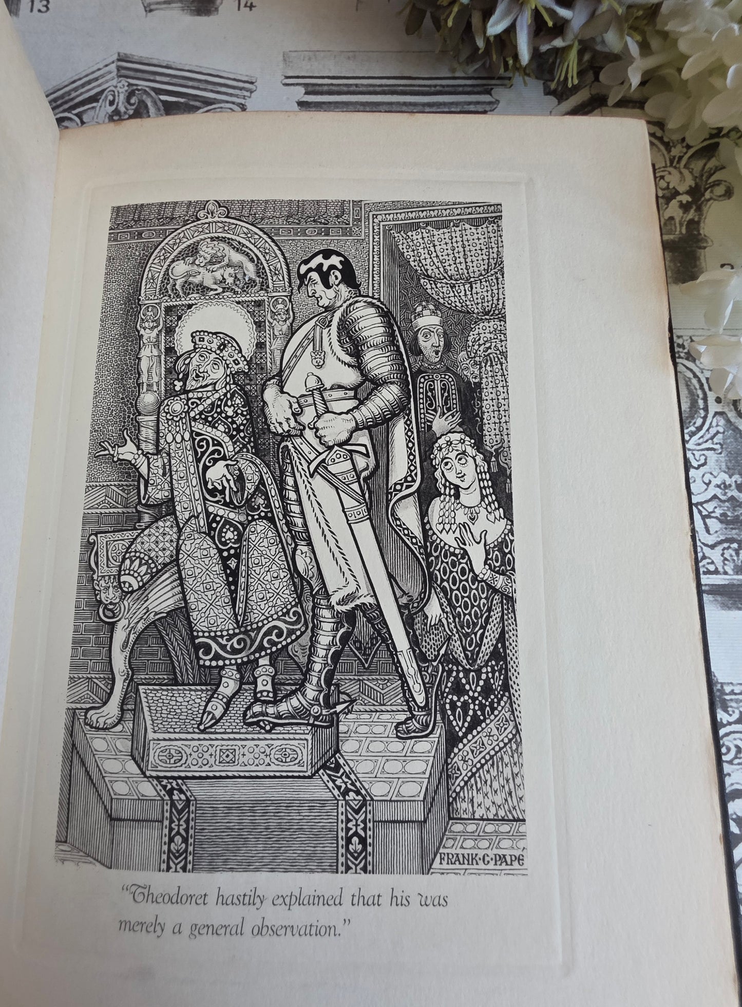 1930 Domnei by James Branch Cabell - Frank C Papé Illustrated Antique Book