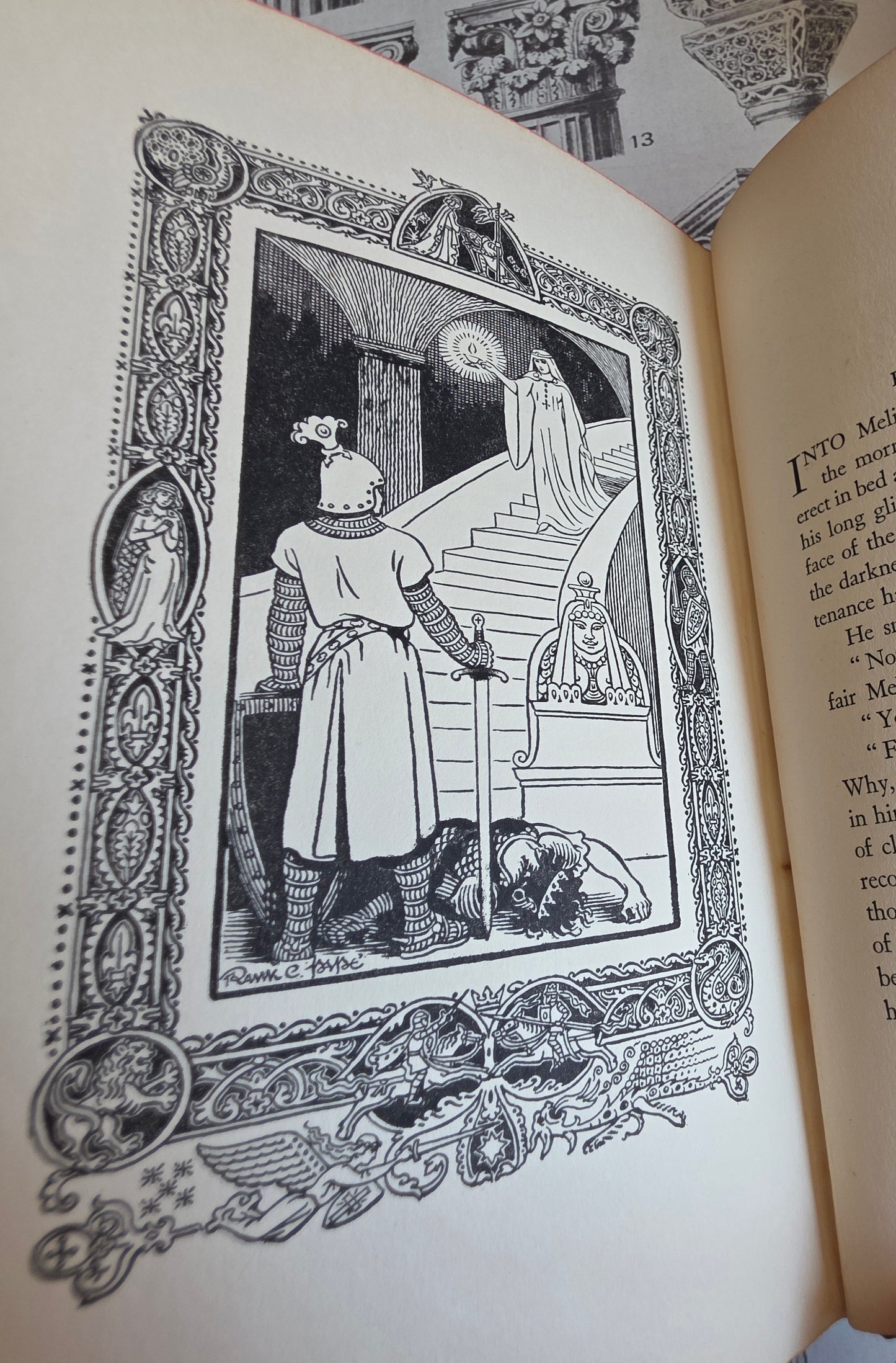 1930 Domnei by James Branch Cabell - Frank C Papé Illustrated Antique Book