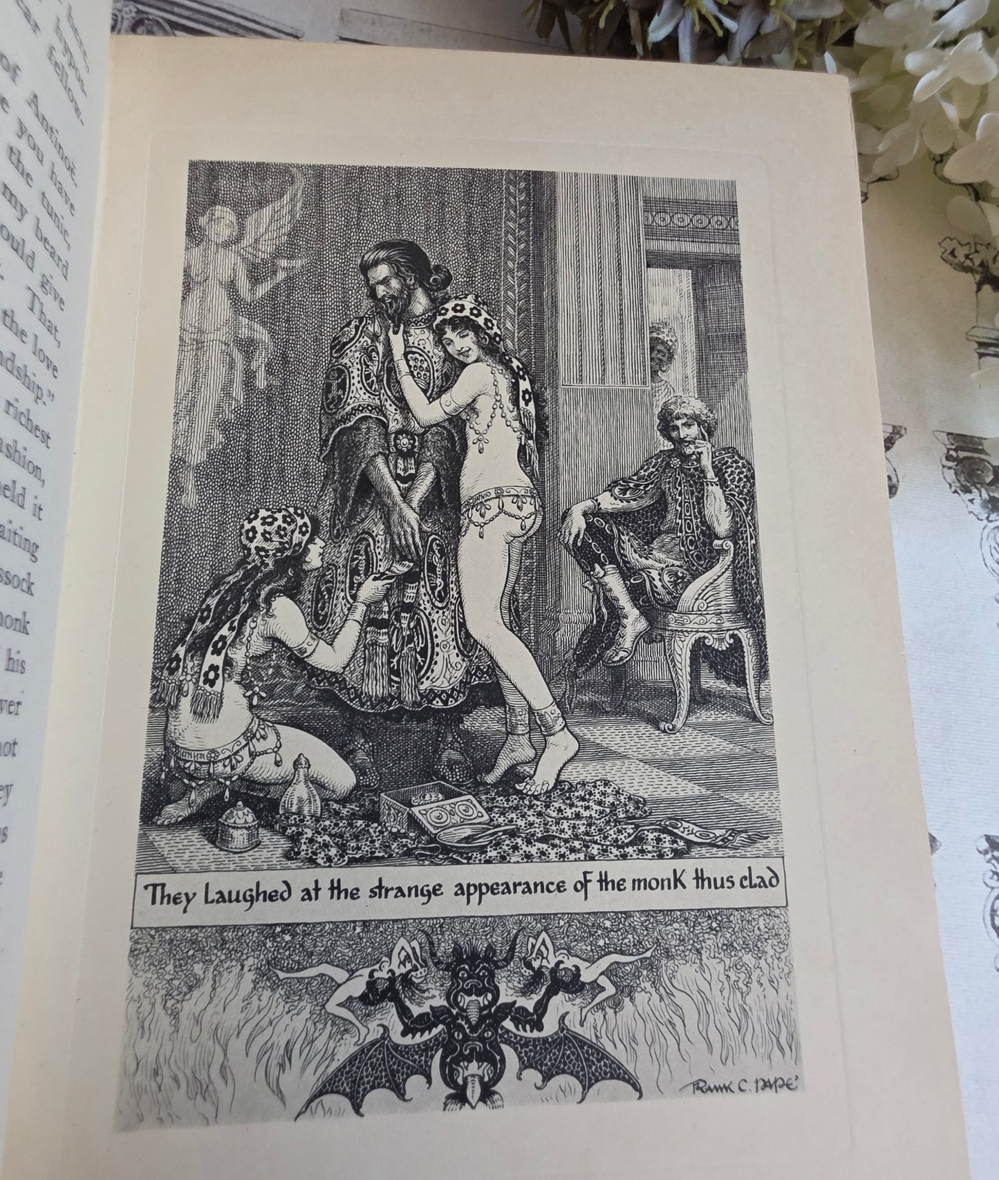 1930 Thaïs by Anatole France - Frank C Papé Illustrated Antique Book