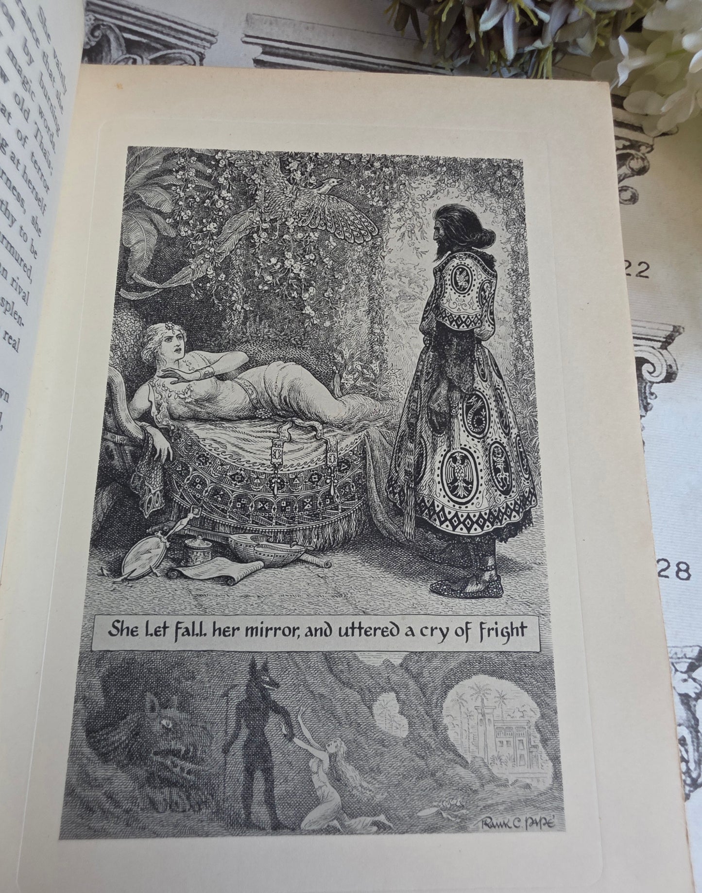 1930 Thaïs by Anatole France - Frank C Papé Illustrated Antique Book