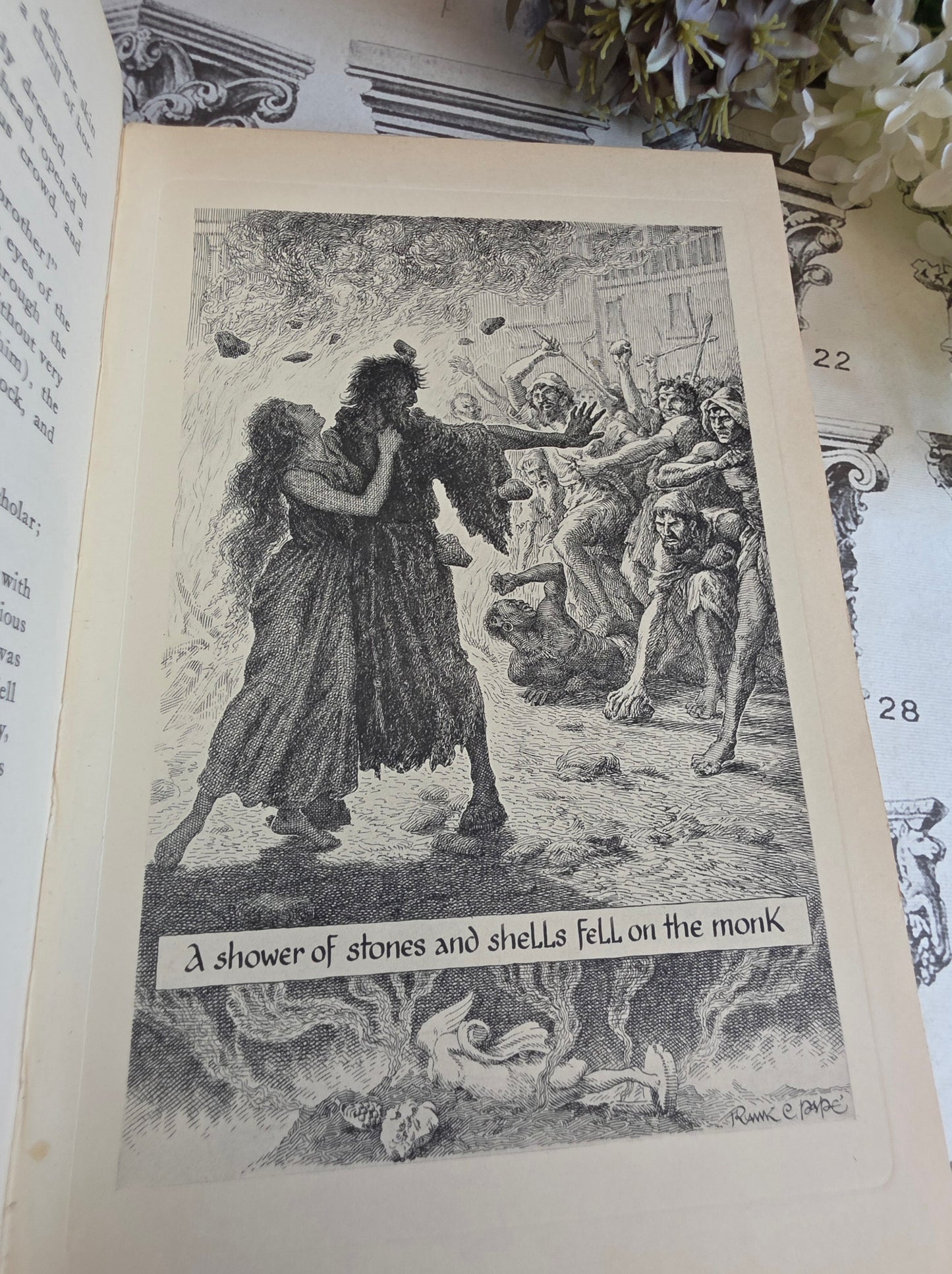 1930 Thaïs by Anatole France - Frank C Papé Illustrated Antique Book