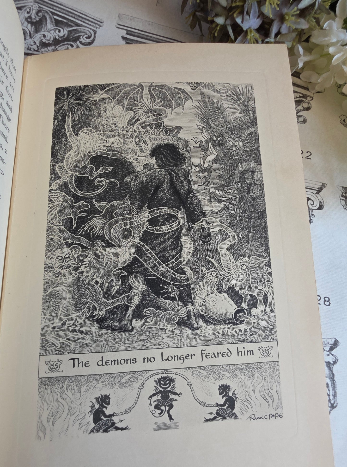 1930 Thaïs by Anatole France - Frank C Papé Illustrated Antique Book
