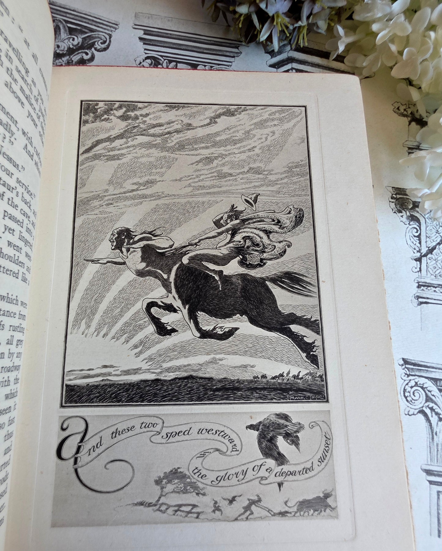 1921 Jurgen by James Brach Cabell / LIMITED EDITION Antique Book / Illustrations by Frank C. Papé