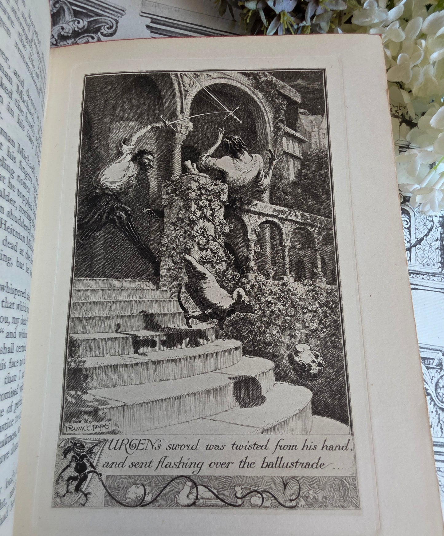 1921 Jurgen by James Brach Cabell / LIMITED EDITION Antique Book / Illustrations by Frank C. Papé