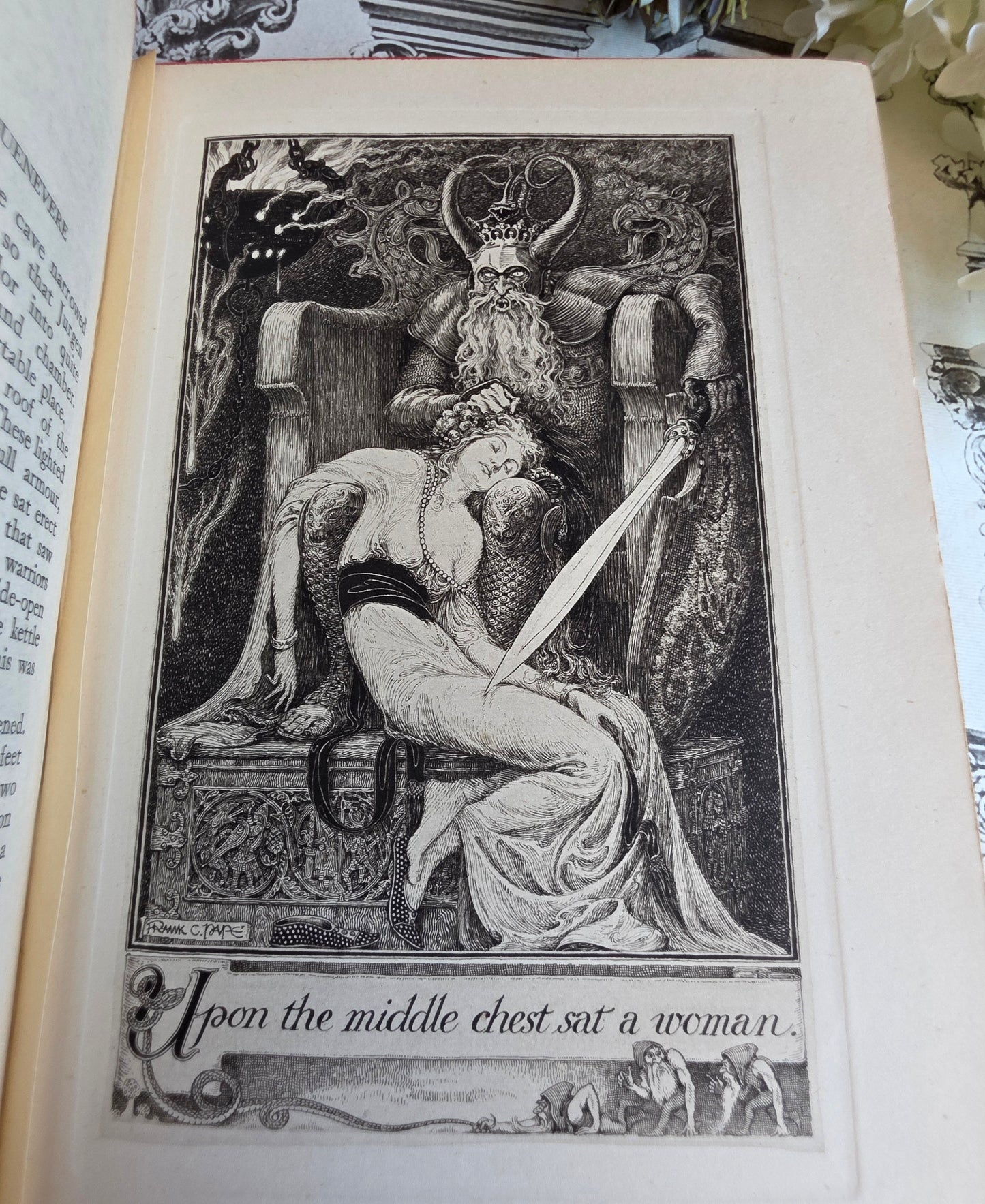 1921 Jurgen by James Brach Cabell / LIMITED EDITION Antique Book / Illustrations by Frank C. Papé