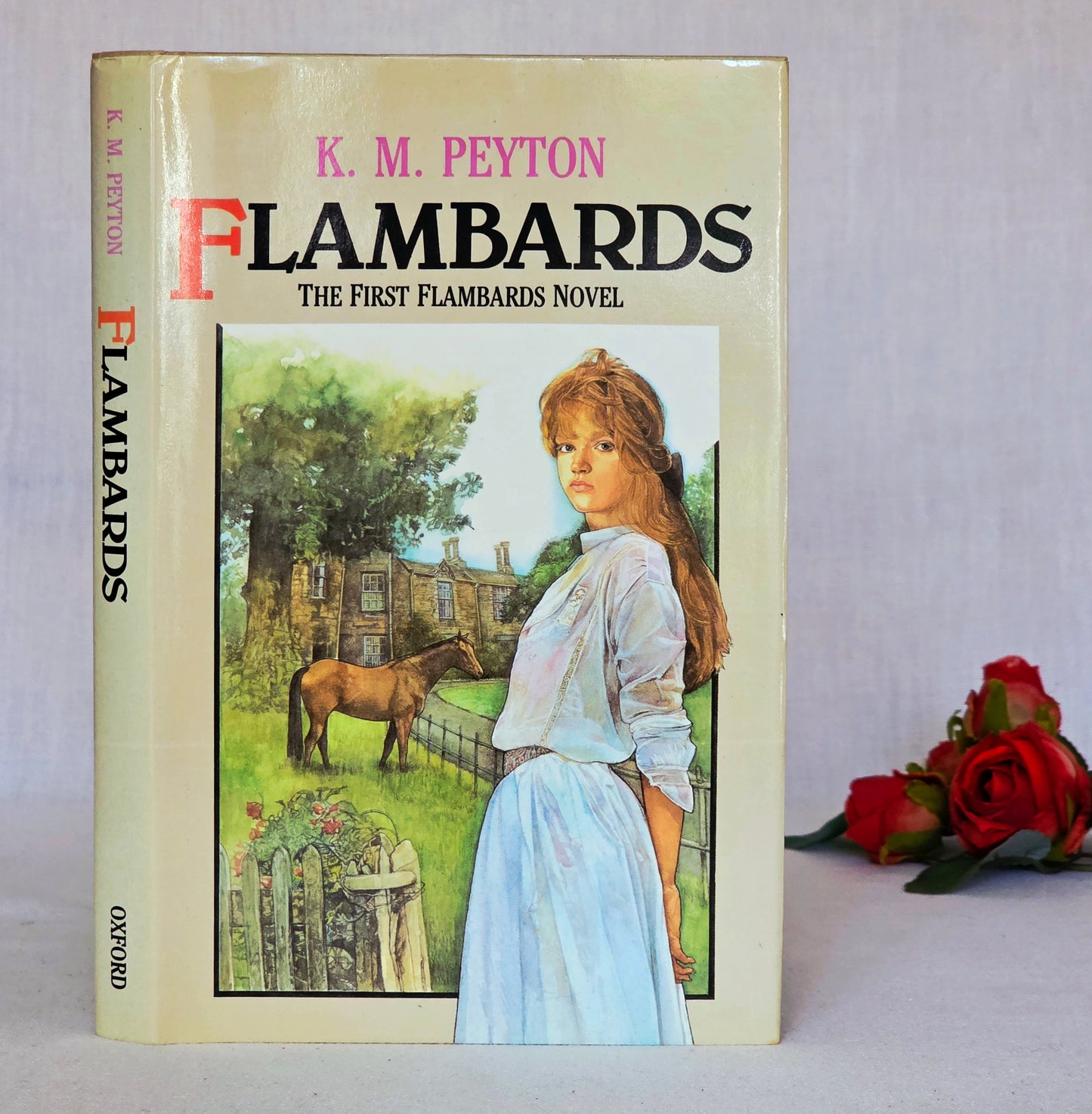 1987 Flambards by KM Peyton - Fine Review Copy - Vintage Hardback Book