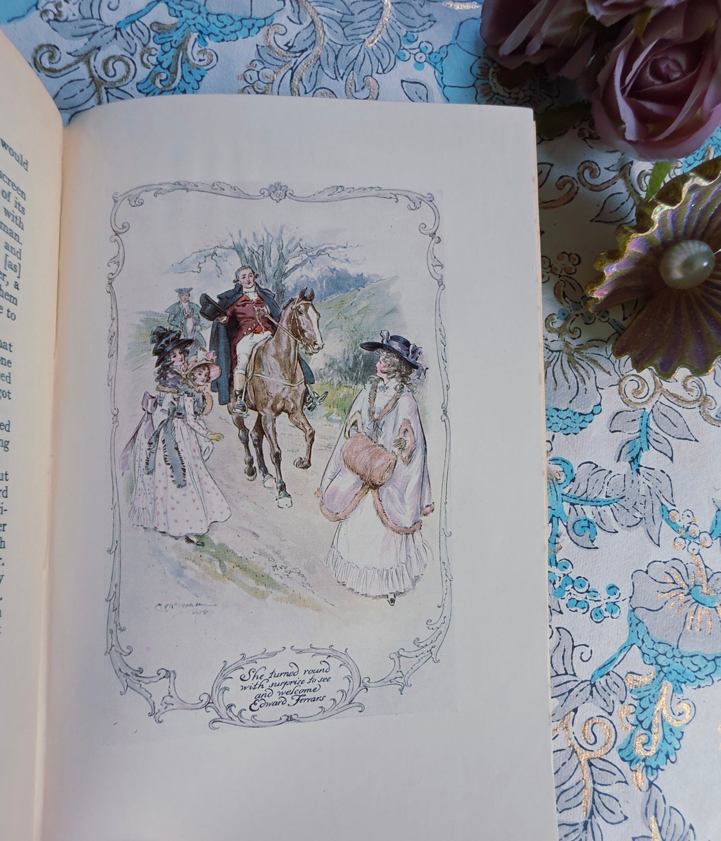 1922 Sense and Sensibility by Jane Austen - Illustrated Antique Book