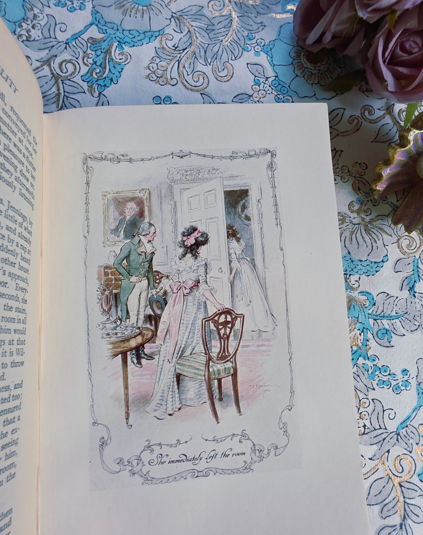 1922 Sense and Sensibility by Jane Austen - Illustrated Antique Book