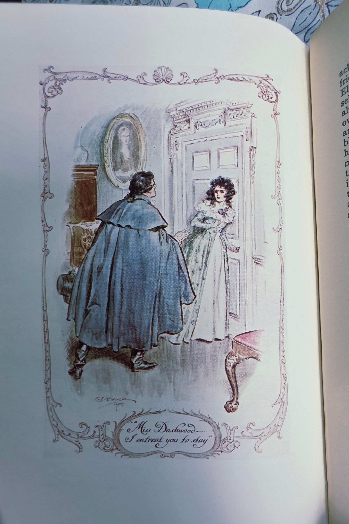 1922 Sense and Sensibility by Jane Austen - Illustrated Antique Book
