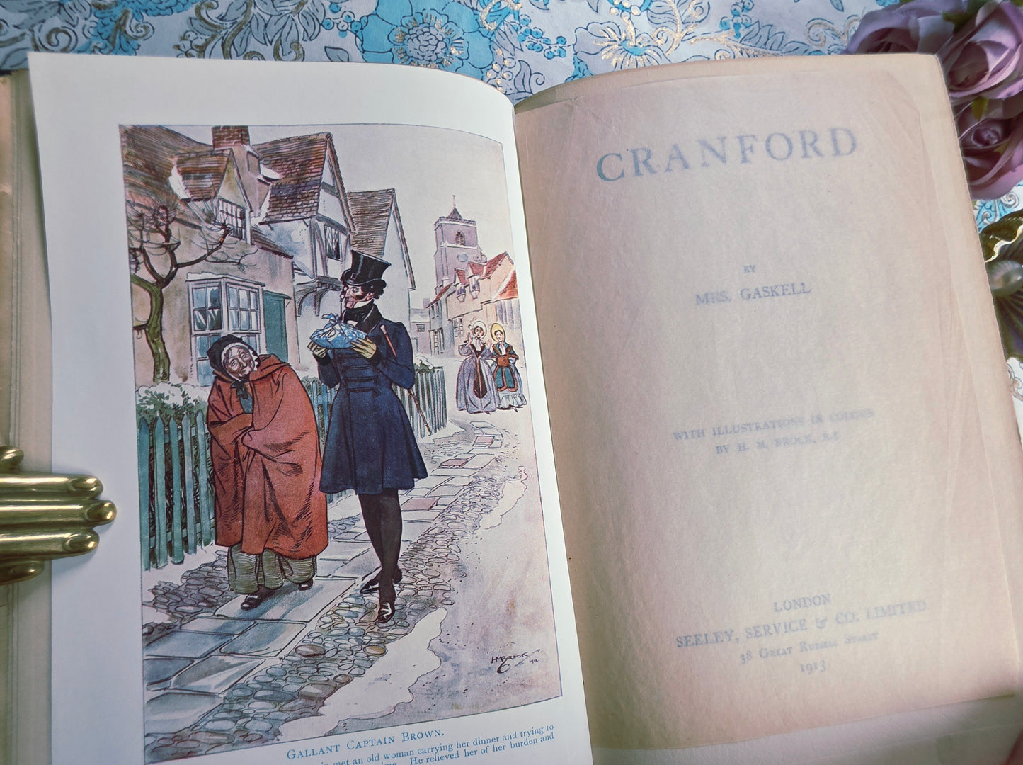 1913 Cranford by Mrs Gaskell - Illustrated Antique Book