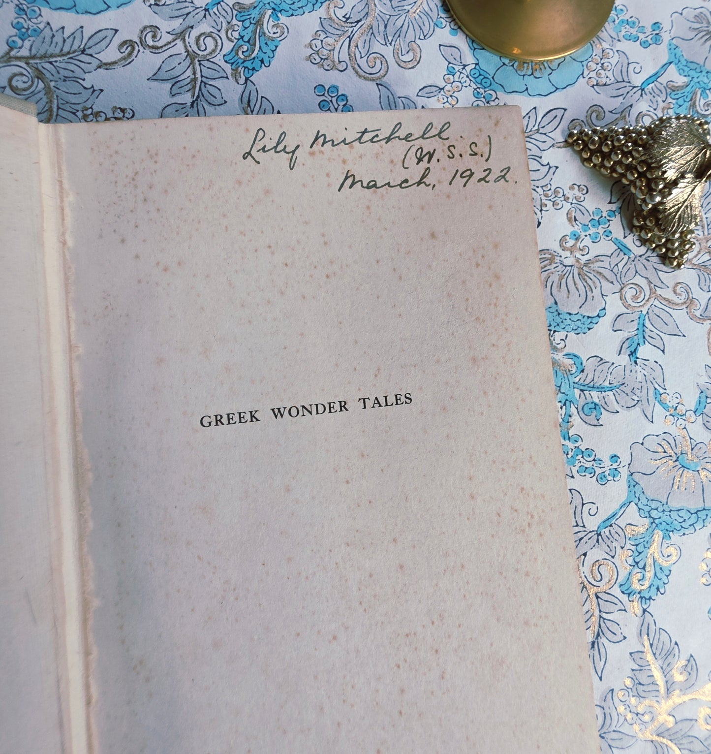 1913 Greek Wonder Tales - Illustrated Antique Book