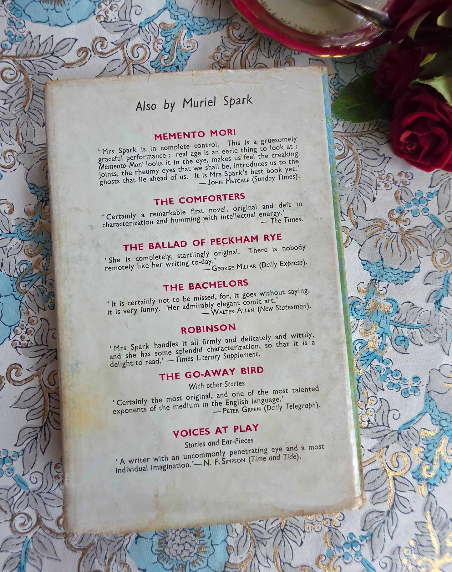 1961 First Edition - The Prime of Miss Jean Brodie by Muriel Spark - Vintage Book