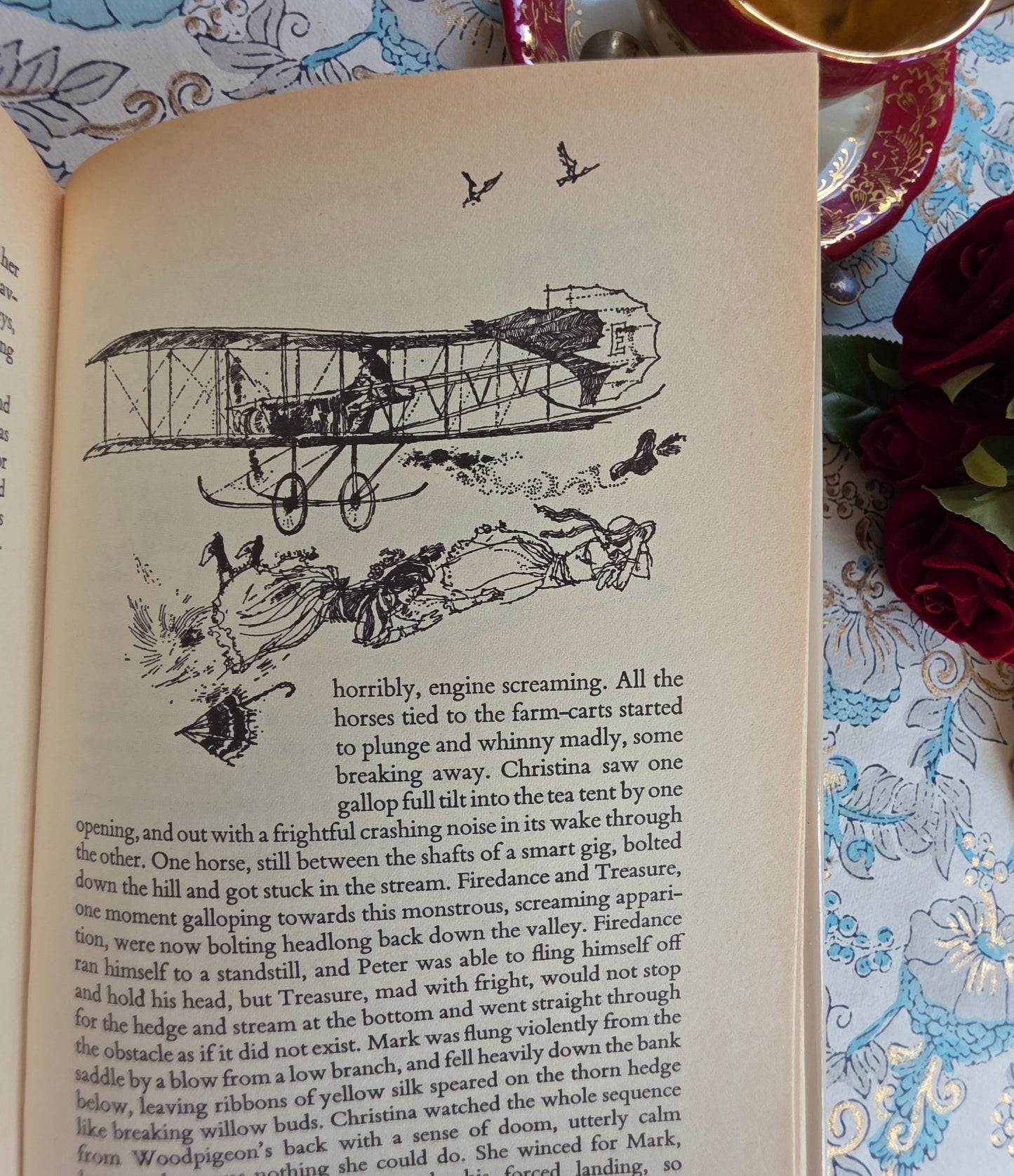 1987 Flambards by KM Peyton - Fine Review Copy - Vintage Hardback Book